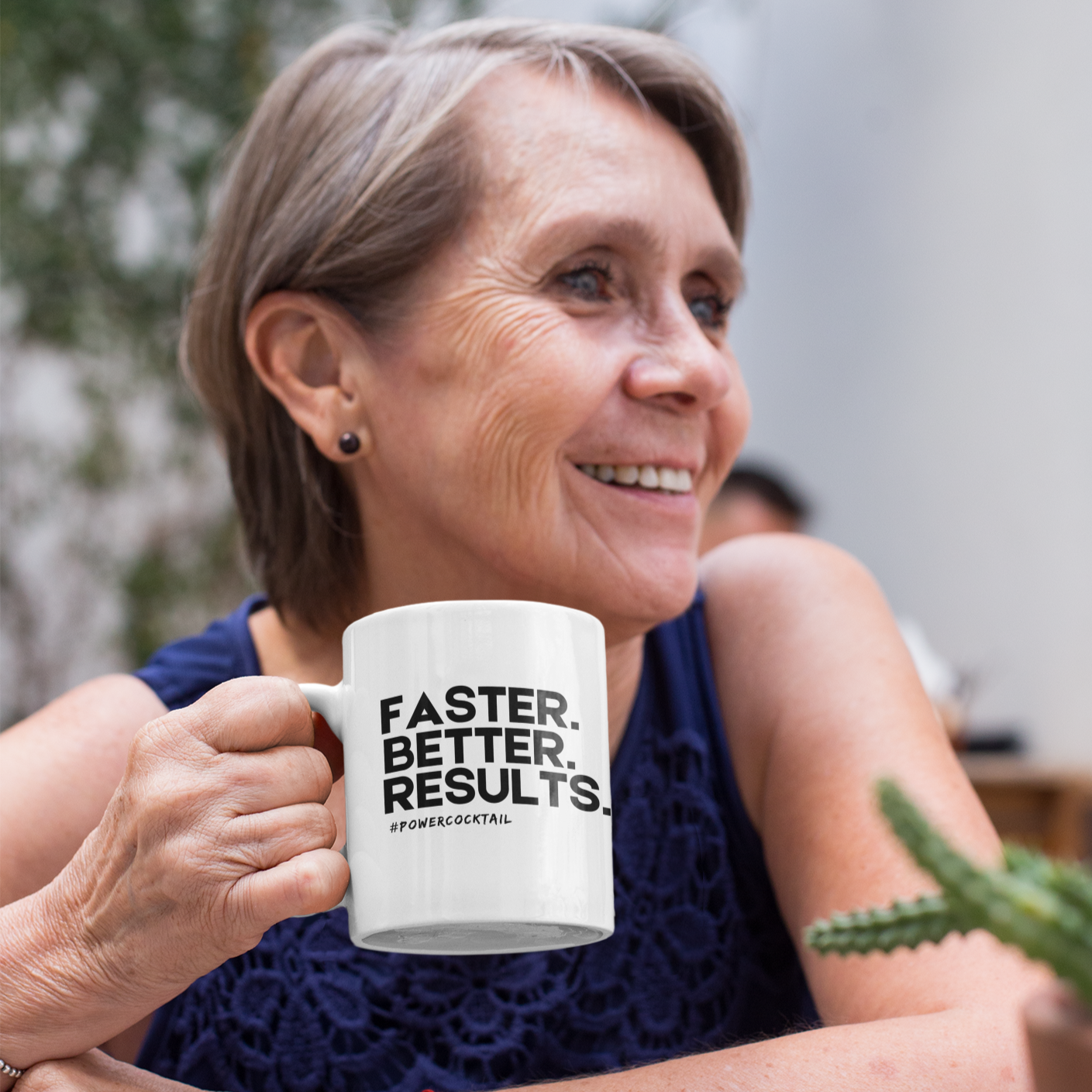 Faster. Better. Results. - Powercocktail | Mug