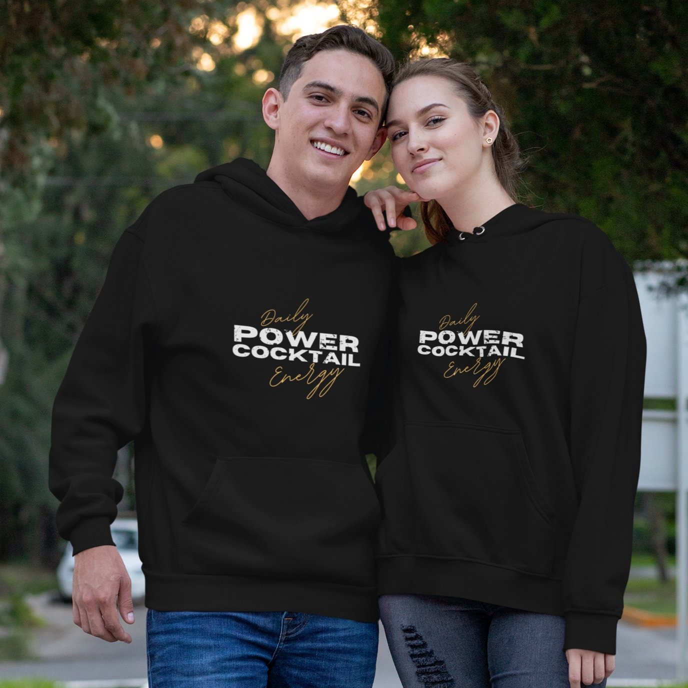 Daily Energy Powercocktail Hoodie | Unisex - Build Bridges Design