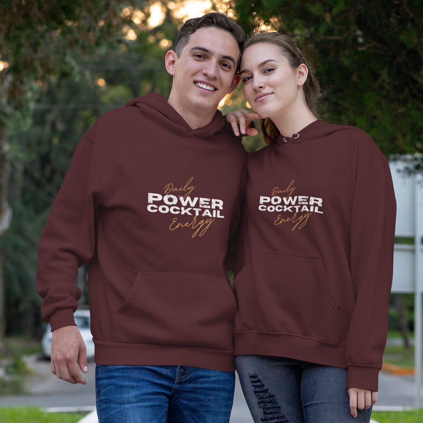 Daily Energy Powercocktail Hoodie | Unisex - Build Bridges Design