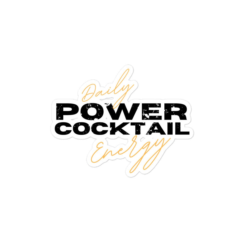 Daily Energy Powercocktail | Sticker - Build Bridges Design