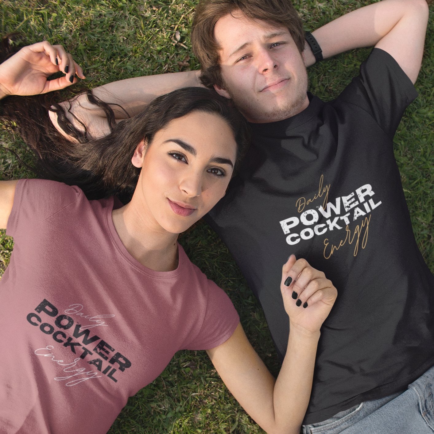 Daily Energy Powercocktail T-Shirt | Men - Build Bridges Design