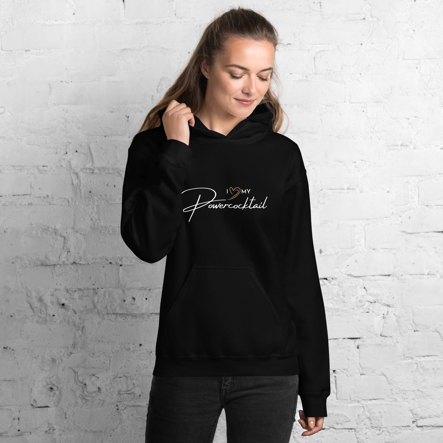 I Love My Powercocktail Hoodie | Women - Build Bridges Design