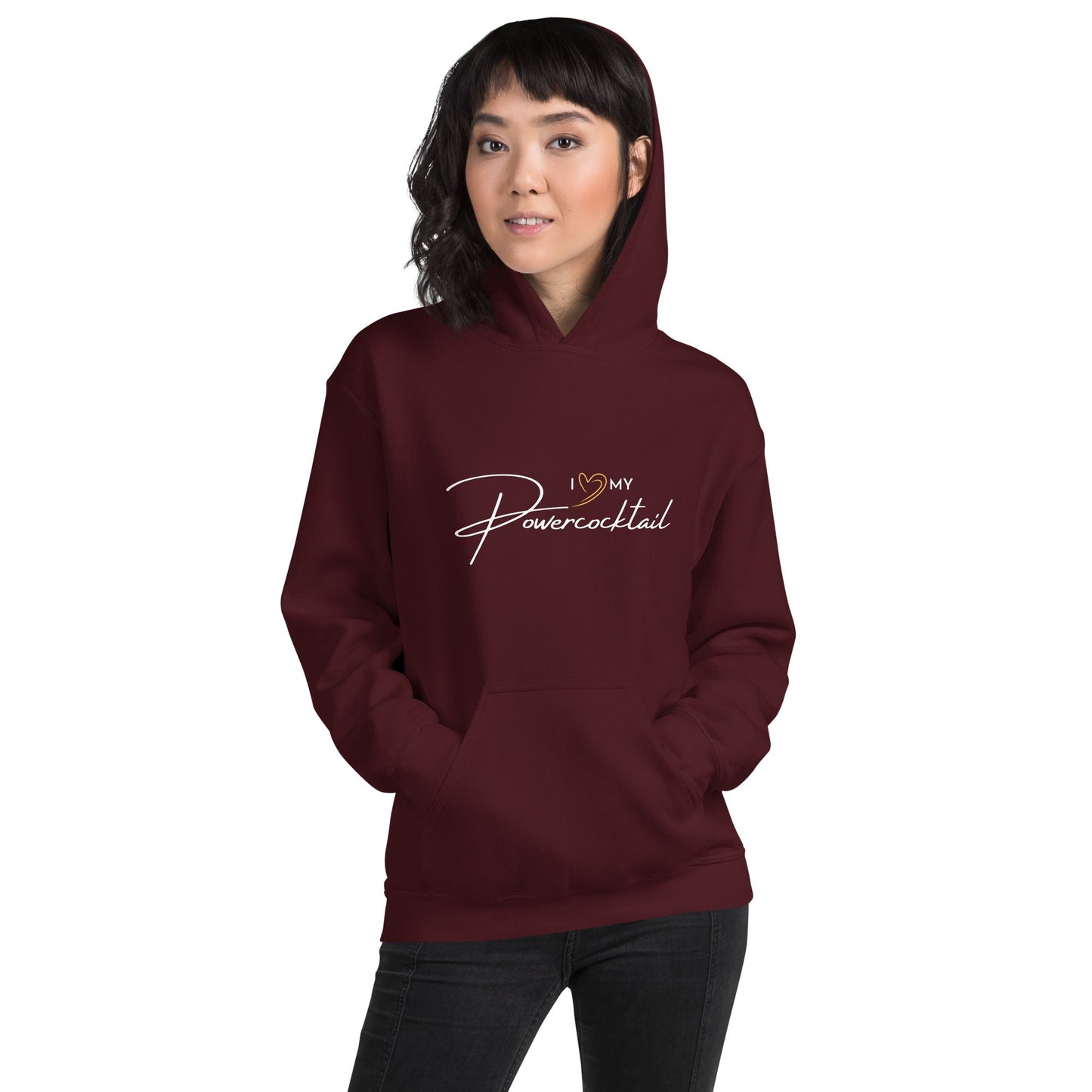 I Love My Powercocktail Hoodie | Women - Build Bridges Design