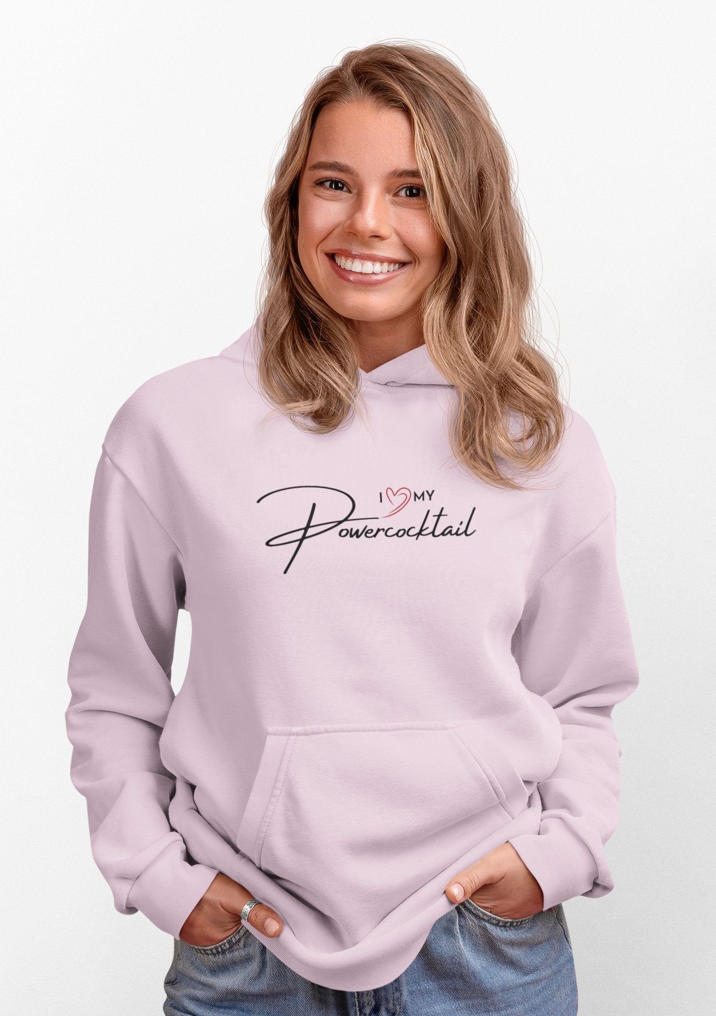 I Love My Powercocktail Hoodie | Women - Build Bridges Design