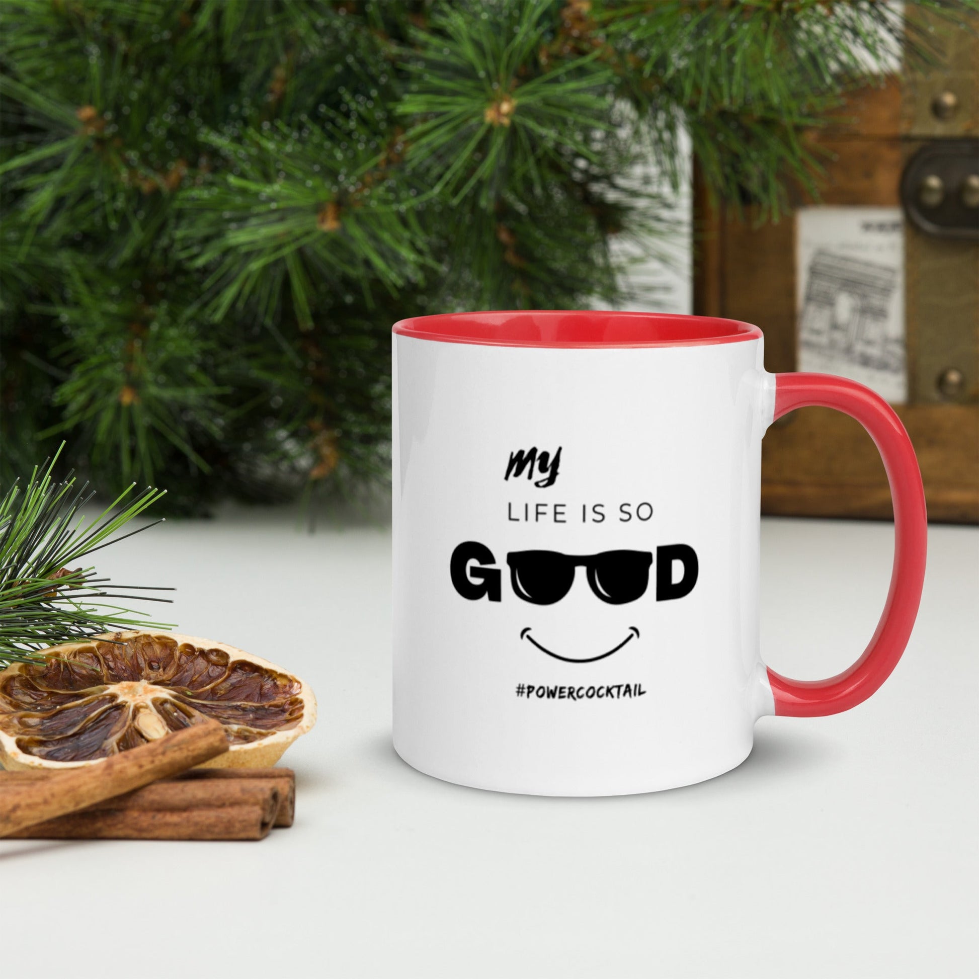 My Life Is So Good - Powercocktail | Mug - Build Bridges Design