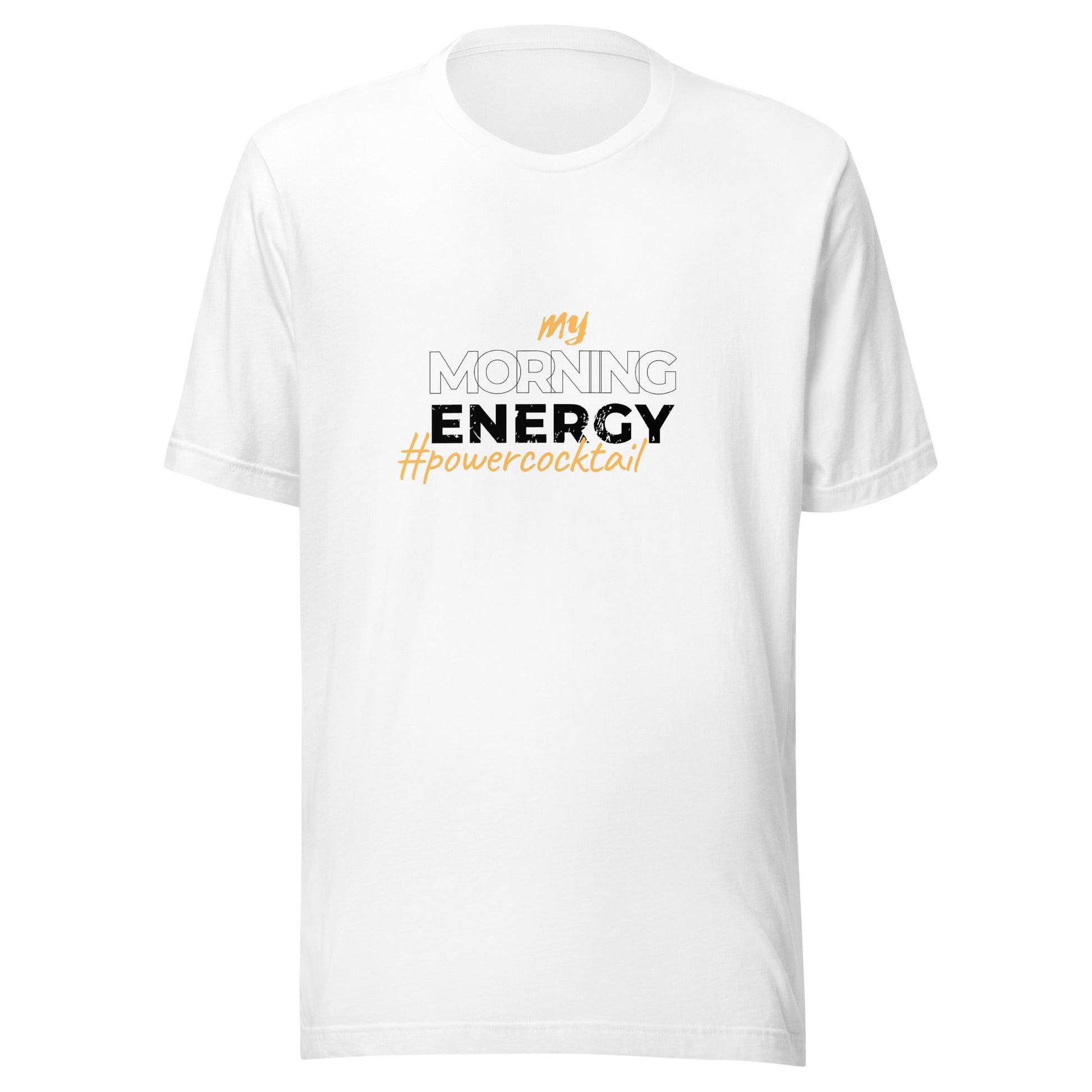 My Morning Energy Powercocktail T-Shirt | Men - Build Bridges Design