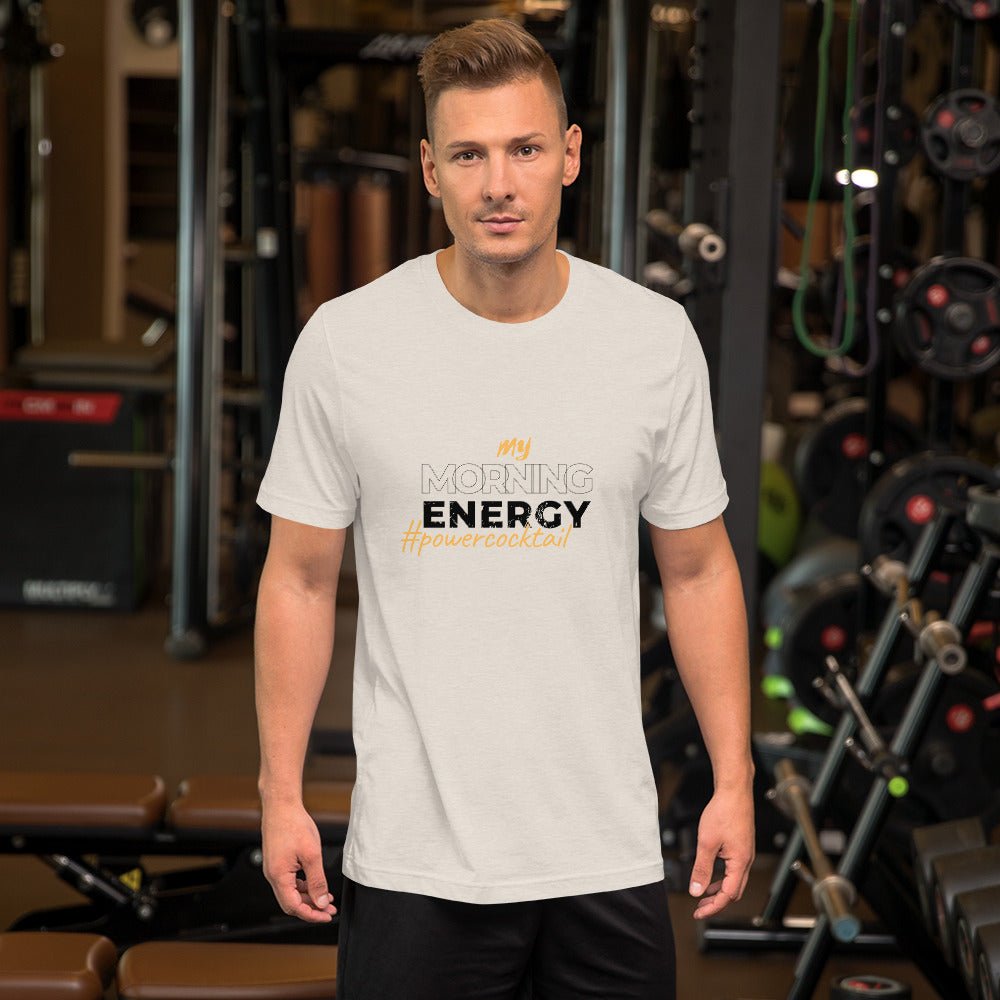 My Morning Energy Powercocktail T-Shirt | Men - Build Bridges Design