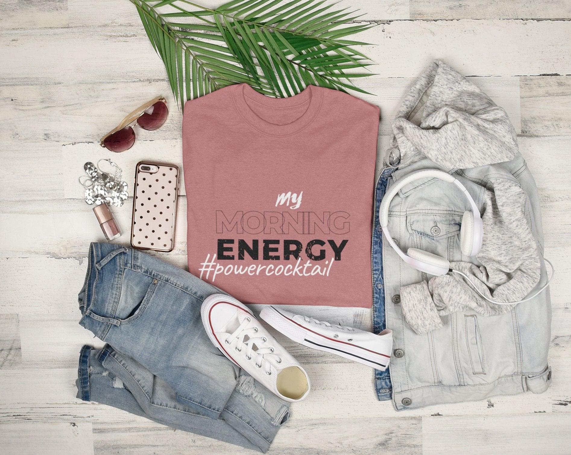 My Morning Energy Powercocktail T-Shirt | Women - Build Bridges Design