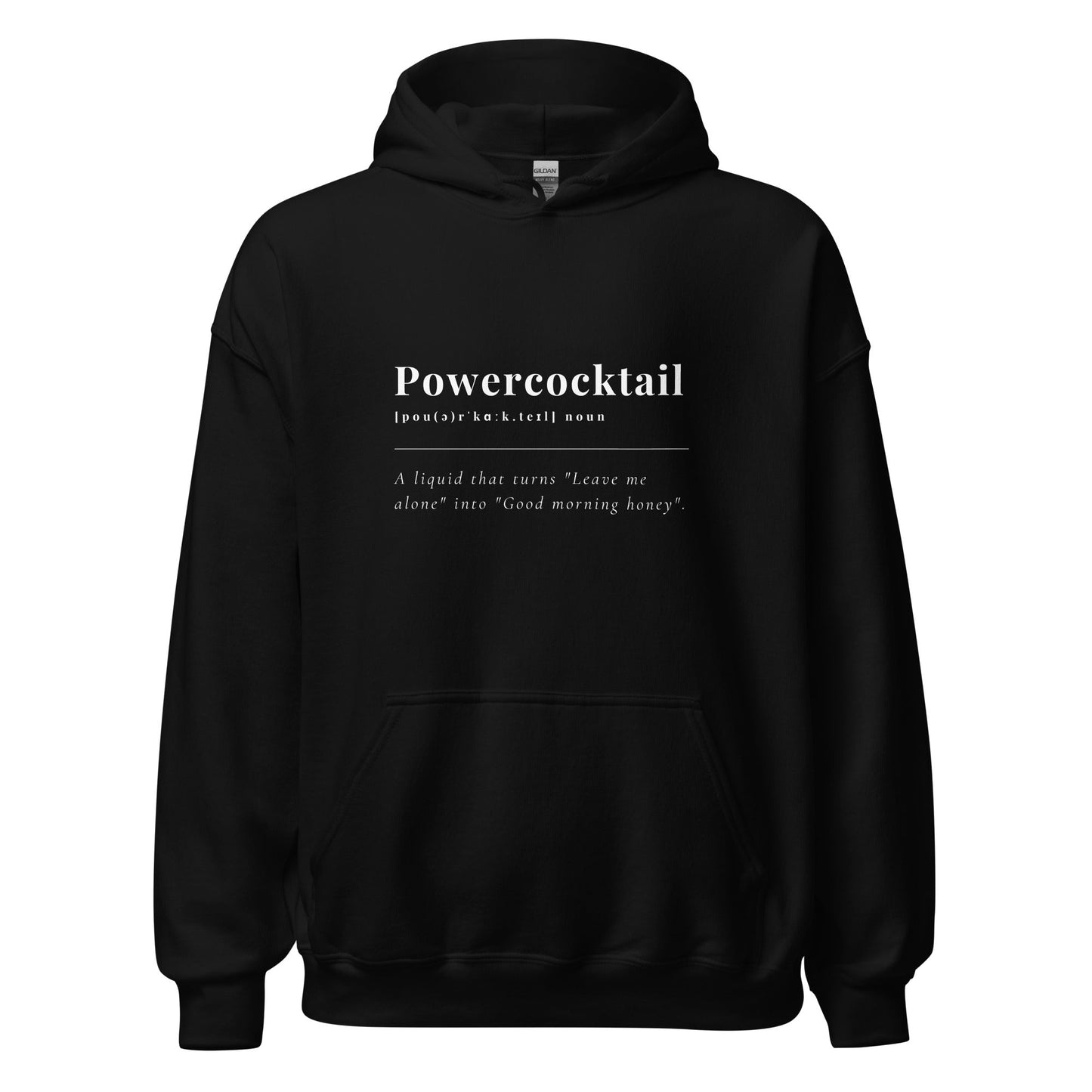 Powercocktail - Dictionary Entry Hoodie | Unisex - Build Bridges Design