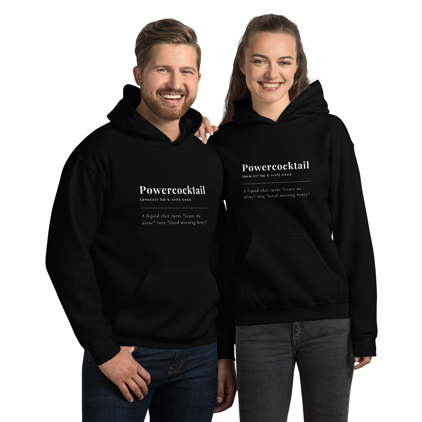 Powercocktail - Dictionary Entry Hoodie | Unisex - Build Bridges Design