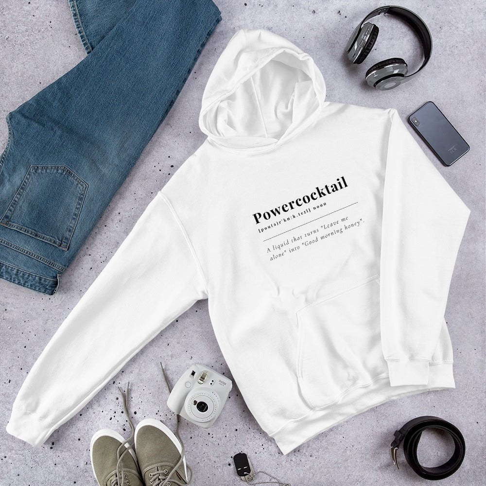 Powercocktail - Dictionary Entry Hoodie | Unisex - Build Bridges Design