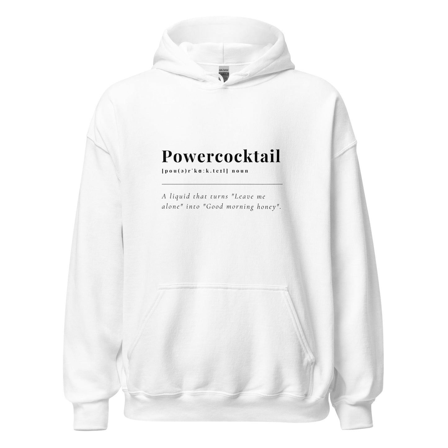 Powercocktail - Dictionary Entry Hoodie | Unisex - Build Bridges Design