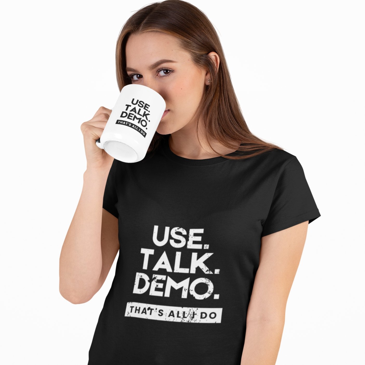 USE. TALK. DEMO. | Mug - Build Bridges Design