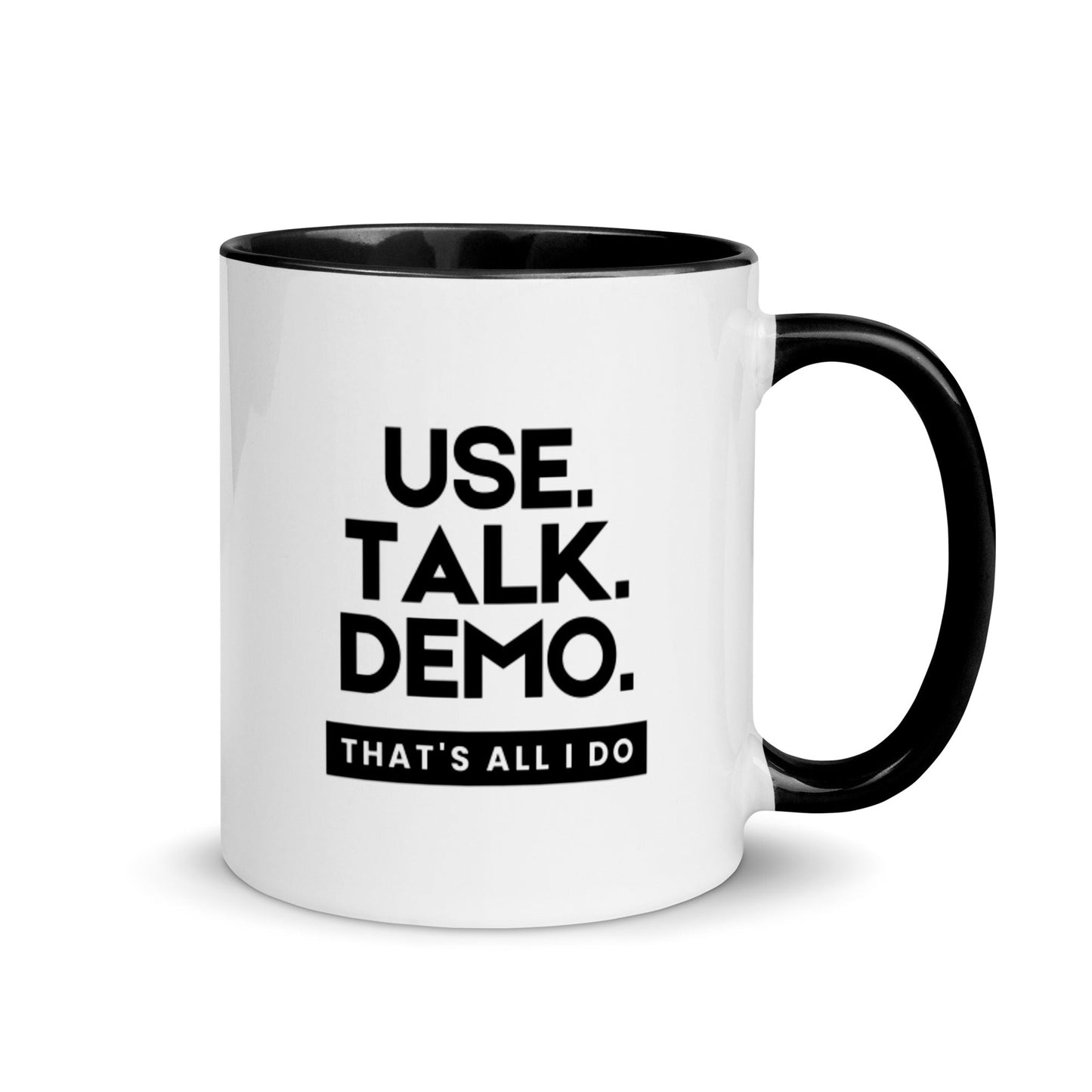 USE. TALK. DEMO. | Mug - Build Bridges Design