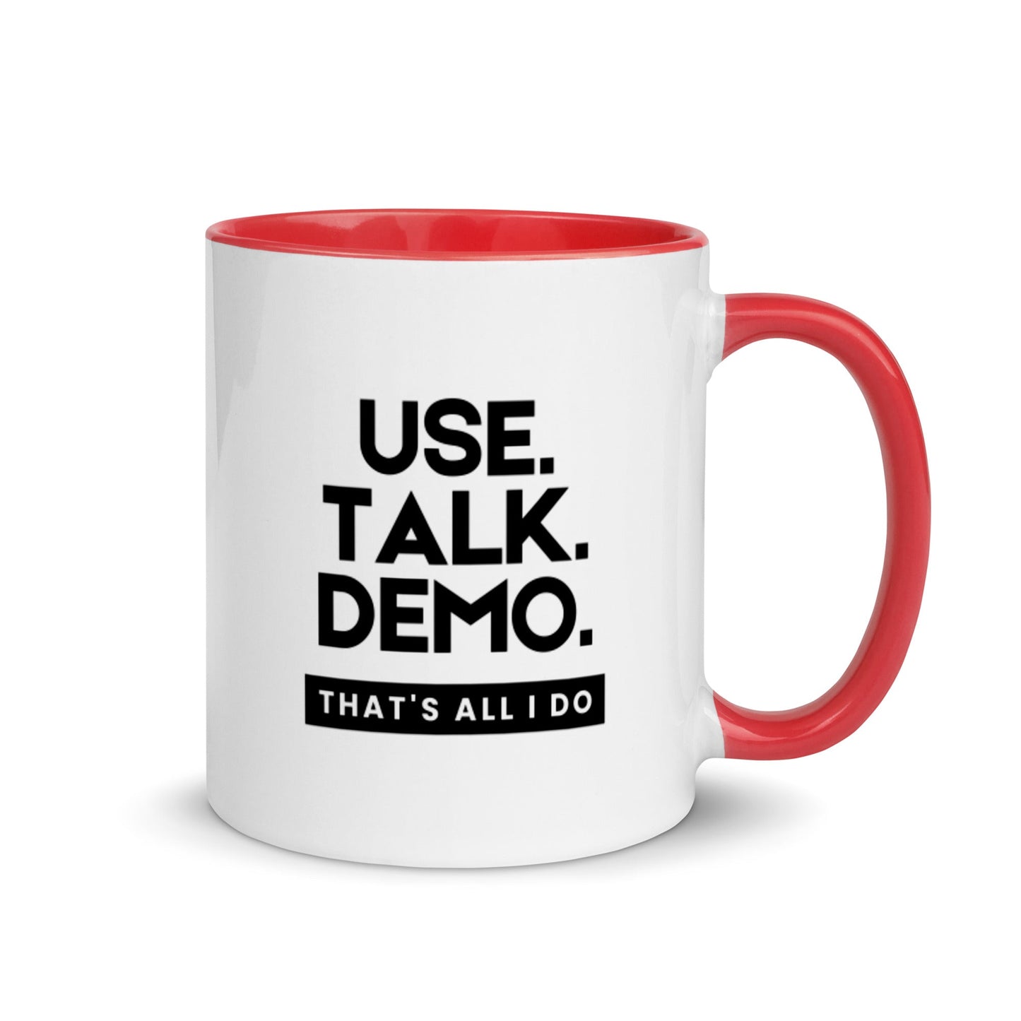 USE. TALK. DEMO. | Mug - Build Bridges Design