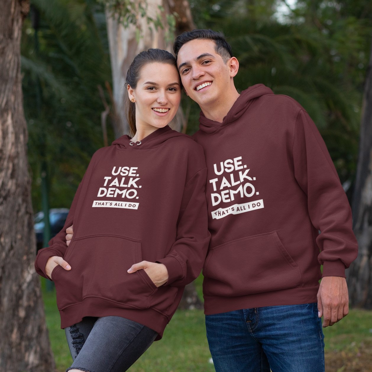 USE. TALK. DEMO - That's All I Do Hoodie | Unisex - Build Bridges Design