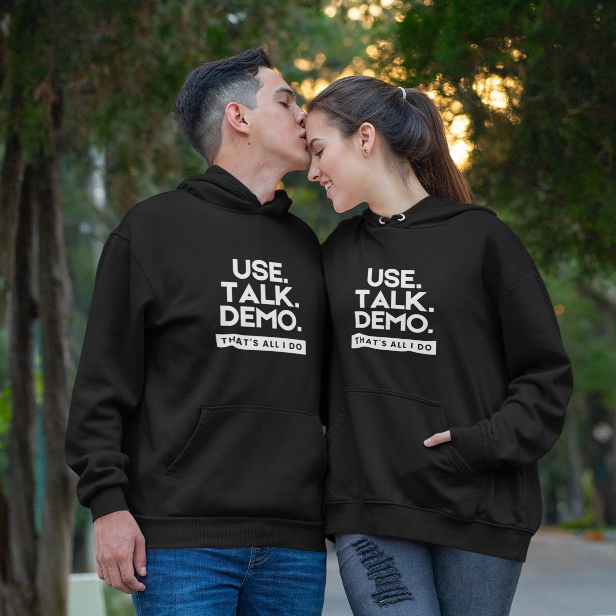 USE. TALK. DEMO - That's All I Do Hoodie | Unisex - Build Bridges Design